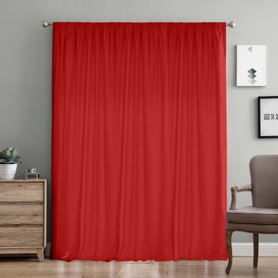 Κουρτίνα (300x275) Με Τρέσα Samos C94047 Red Lino Home