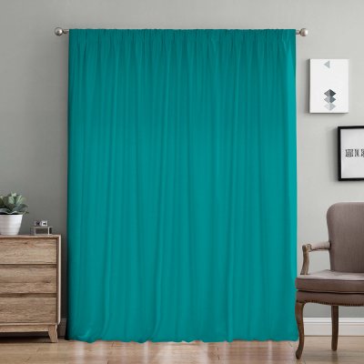 Κουρτίνα (300x275) Με Τρέσα Samos C96065 Petrol Lino Home