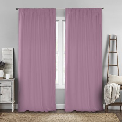 Κουρτίνα (140x280) Με Τρέσα Renas 110 Purple Lino Home