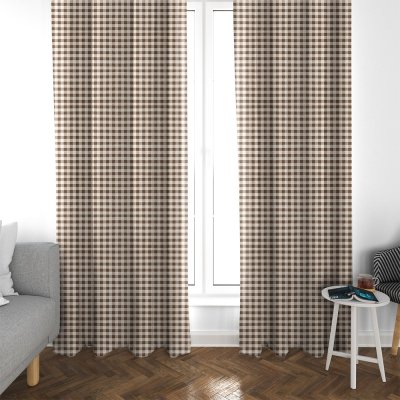 Κουρτίνα (135x270) Με Τρέσα Menorca 901 Brown Lino Home