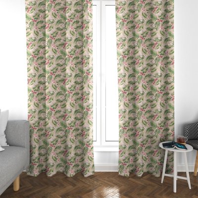 Κουρτίνα (135x270) Με Τρέσα Freya 301 Pink Lino Home