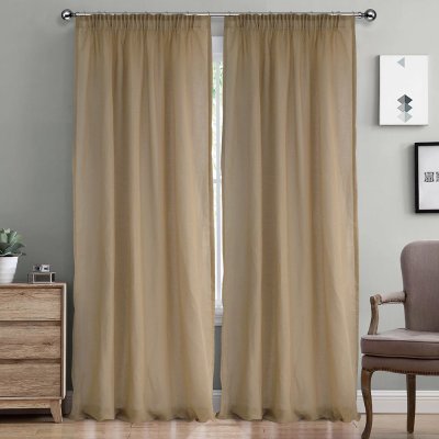 Κουρτίνα (300x295) Με Τρέσα Line 106 Camel Lino Home