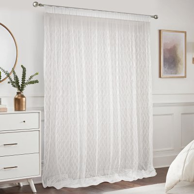 Κουρτίνα (300x280) Με Τρέσα Grumo White Lino Home