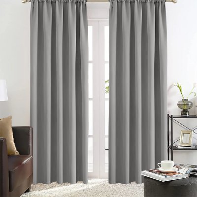 Κουρτίνα (150x240) Με Τρέσα Basko Dark Gray Lino Home