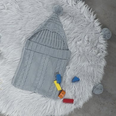 Υπνόσακος Πλεκτός (38x75) Huggly Petrol Nima Kids