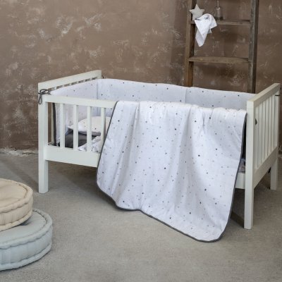 Σετ Σεντόνια Λίκνου Nene Gray Nima Kids