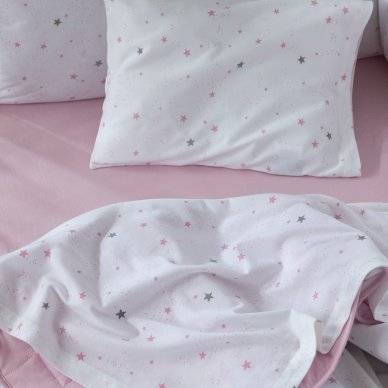 Σετ Σεντόνια Λίκνου Nene Pink Nima Kids