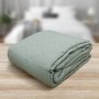 Κουβερλί Υπέρδιπλο Lipe Green Lino Home