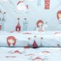 Σετ Πάπλωμα Μονό Cloud Kingdom Mint Lino Home