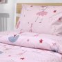 Σετ Πάπλωμα Μονό Dreamy Dancers Pink Lino Home