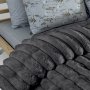 Κουβερτοπάπλωμα Υπέρδιπλο Γούνα Natt Γκρι Lino Home