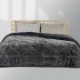 Κουβερτοπάπλωμα Υπέρδιπλο Erba Γκρι Lino Home