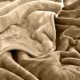 Κουβέρτα Βελουτέ Υπέρδιπλη Cobertor Beige Lino Home