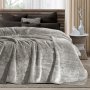 Κουβέρτα Βελουτέ Υπέρδιπλη Vellut Gray Lino Home