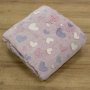 Φωσφοριζέ Κουβέρτα Fleece Μονή Herz Pink Lino Home