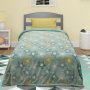 Φωσφοριζέ Κουβέρτα Fleece Sherpa Μονή Ster Mint Lino Home