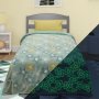 Φωσφοριζέ Κουβέρτα Fleece Sherpa Μονή Ster Mint Lino Home