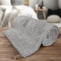 Κουβέρτα Fleece Υπέρδιπλη Lofti Ασημί Lino Home