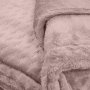 Κουβέρτα Fleece Υπέρδιπλη Sherpa Lofti Λιλά Lino Home