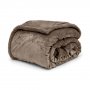 Κουβέρτα Fleece Μονή Erba Μπεζ Lino Home