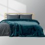 Κουβέρτα Fleece Μονή Erba Πετρόλ Lino Home