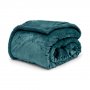 Κουβέρτα Fleece Μονή Erba Πετρόλ Lino Home