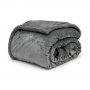 Κουβέρτα Fleece Υπέρδιπλη Erba Γκρι Lino Home