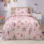Σετ Σεντόνια Μονά Cloud Kingdom Pink Lino Home