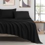 Σετ Σεντόνια Γίγας Silente Black Lino Home