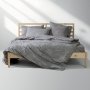Σετ Σεντόνια Μονά Beliz Γκρι Lino Home