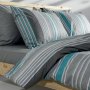 Σετ Σεντόνια Μονά Madison Πετρόλ Lino Home