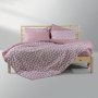 Σετ Σεντόνια Γίγας Ikat Dusty Pink Lino Home