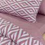 Σετ Σεντόνια Γίγας Ikat Dusty Pink Lino Home