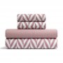 Σετ Σεντόνια Γίγας Ikat Dusty Pink Lino Home