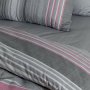 Σετ Σεντόνια Γίγας Madison Dusty Pink Lino Home