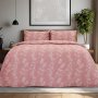 Σετ Παπλωματοθήκη Υπέρδιπλη Dejar Ροζ Lino Home