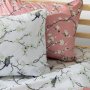Σετ Παπλωματοθήκη Μονή Parrots Σομόν Lino Home