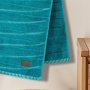 Πετσέτα Προσώπου Loomline Πετρόλ Lino Home