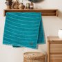 Πετσέτα Προσώπου Loomline Πετρόλ Lino Home