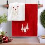 Σετ Χριστουγεννιάτικες Πετσέτες (2τμχ) Xmas Picolo Lino Home