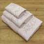 Σετ Πετσέτες Μπάνιου (3τμχ) Blom Lilac Lino Home