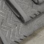 Σετ Πετσέτες Μπάνιου (3τμχ) Wavie Μόκα Lino Home