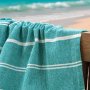 Πετσέτα/Παρεό Veliu Πετρόλ Lino Home