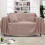 Ριχτάρι Τριθέσιου (180x300) Valio Dusty Pink Lino Home