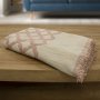 Ριχτάρι Τριθέσιου (180x300) Milto Dusty Pink Lino Home