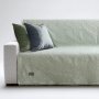 Ριχτάρι Πολυθρόνας (180x180) Avorio Λαδί Lino Home