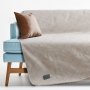 Ριχτάρι Πολυθρόνας (180x180) Serpente Μπεζ Lino Home