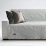 Ριχτάρι Τριθέσιου (180x300) Avorio Γκρι Lino Home