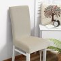 Κάλυμμα Καρέκλας Ελαστικό Elegance Μπεζ Lino Home