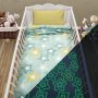 Φωσφοριζέ Κουβέρτα Fleece Κούνιας Ster Mint Lino Home